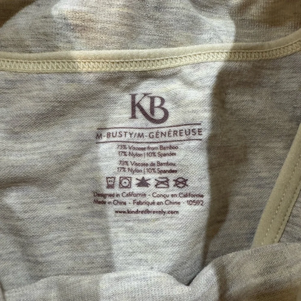 Kindred Bravely Sublime® Bamboo Maternity & Nursing Longline Bra Top - Picture 5 of 6